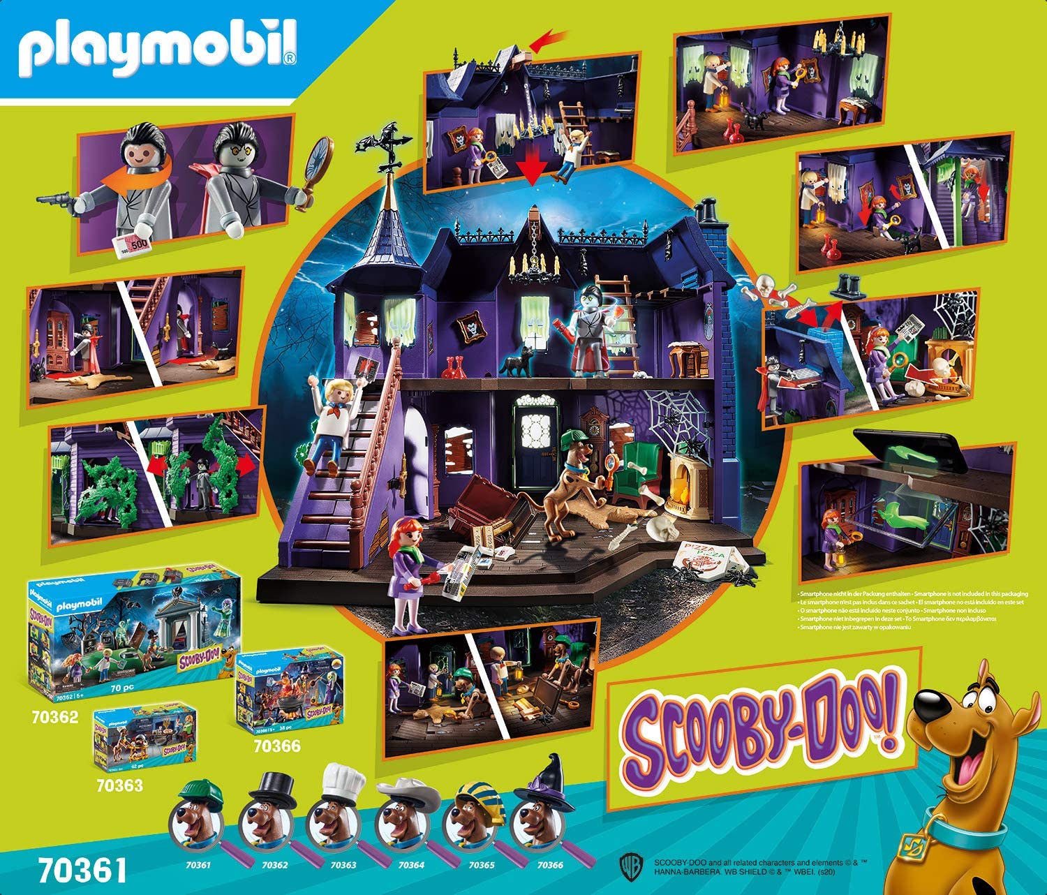 PLAYMOBIL SCOOBY DOO MANSIÓN ENCANTADA
