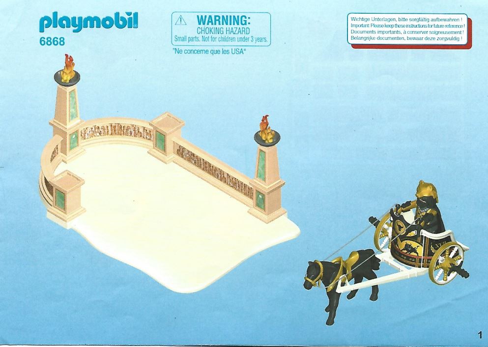 Playmobil ref.6868 history Coliseo de roma playset año 2015