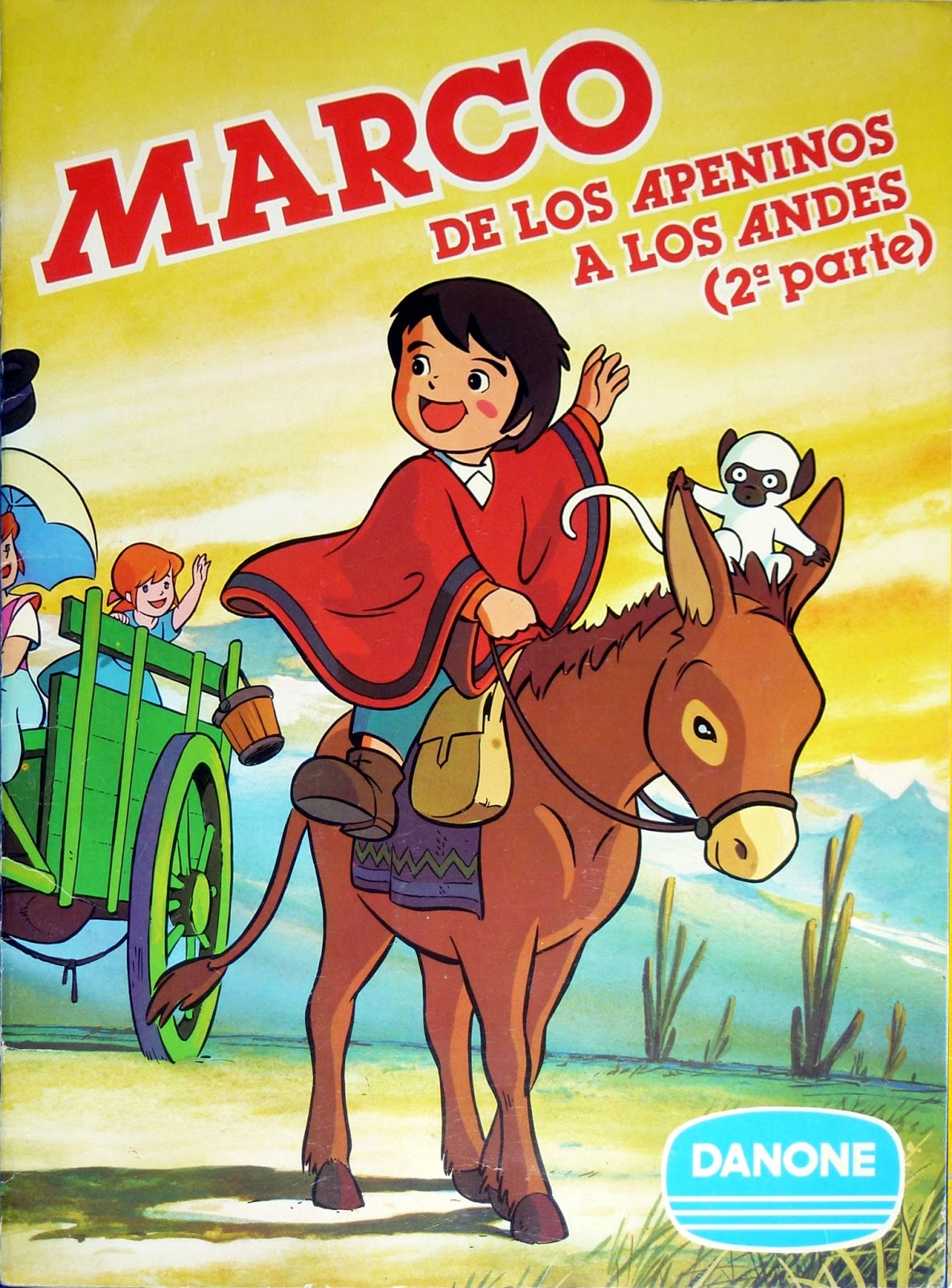 ALBUM DE CROMOS de DANONE AÑOS 80 –  MARCO DE LOS APENINOS A LOS ANDES 2.
