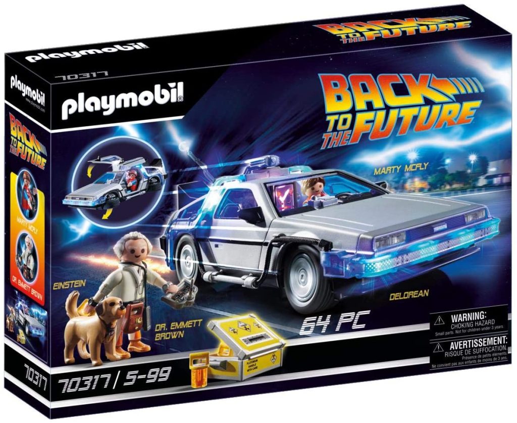 coche de regreso al futuro de playmobil